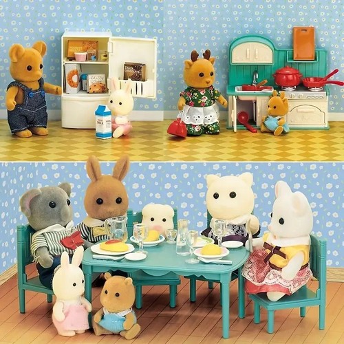 Wooden doll house furniture - house,