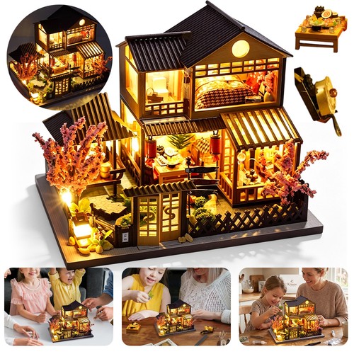 Diy miniature house kit - kit, wooden
