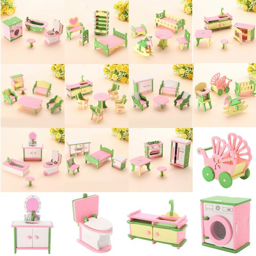 Wooden furniture dolls mini - wooden,