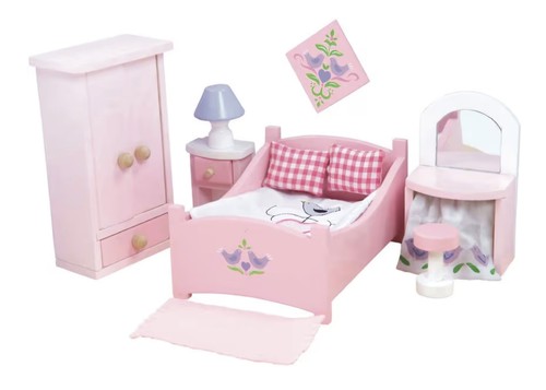 Dolls house wooden double - wooden,