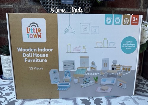 Little town wooden dolls - little,