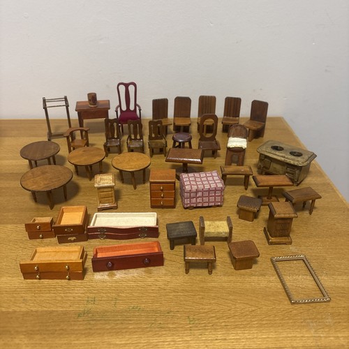 Vintage wooden dolls house - vintage,