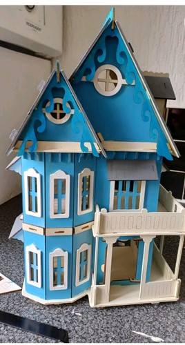 Georgian home wooden dolls - wooden,