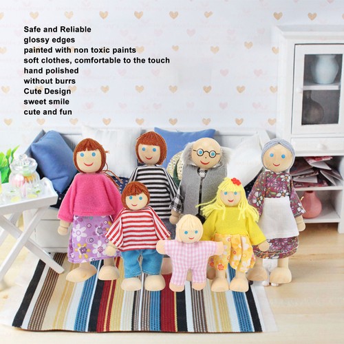 Wooden doll house - wooden, cute