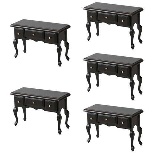 Set mini wooden desks for - of,