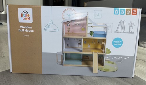 Aldi little town wooden - aldi, dolls