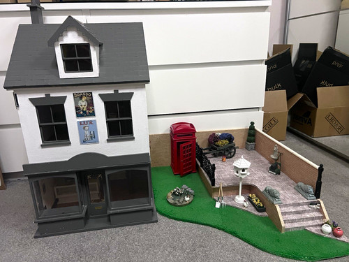 Doll house shop cafe and - shop,