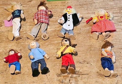 Pintoy set wooden dolls - pintoy,