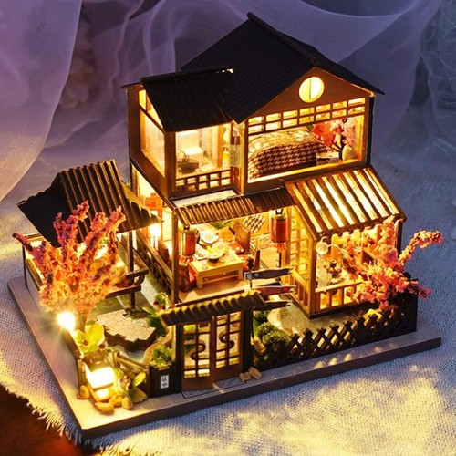 Diy wooden mini dollhouse - wooden, kit