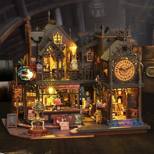 Diy wooden dollhouse kit - dollhouse,