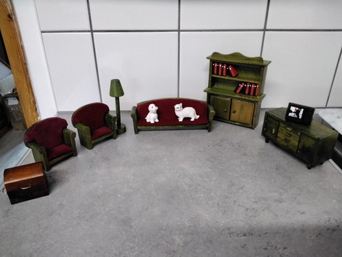 Vintage handmade wooden set - , of