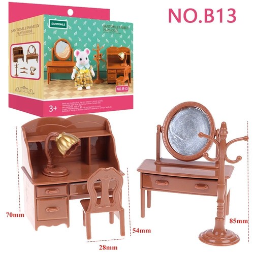 Wooden doll house furniture - wooden,