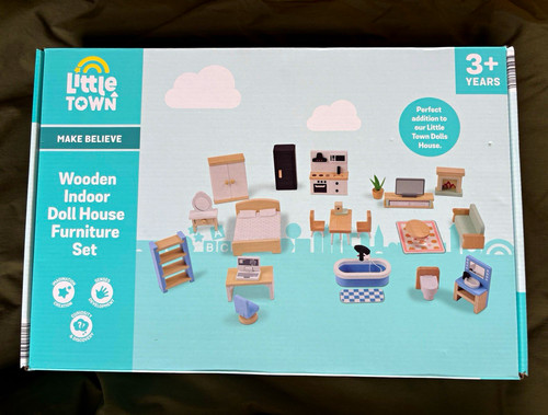 Aldi little town wooden - little,