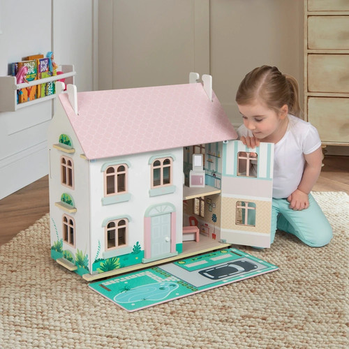 Sofie wooden doll house - doll, with
